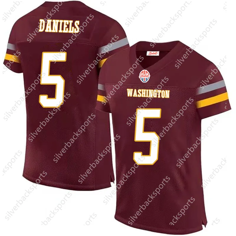 2024 SHXINET Custom Football Jersey Jayden Daniels Terry McLaurin American Football Jerseys hombre/mujer/juventud