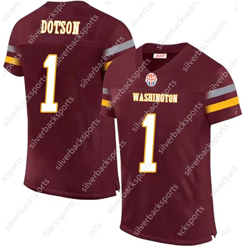2024 SHXINET Custom Football Jersey Jayden Daniels Terry McLaurin American Football Jerseys hombre/mujer/juventud
