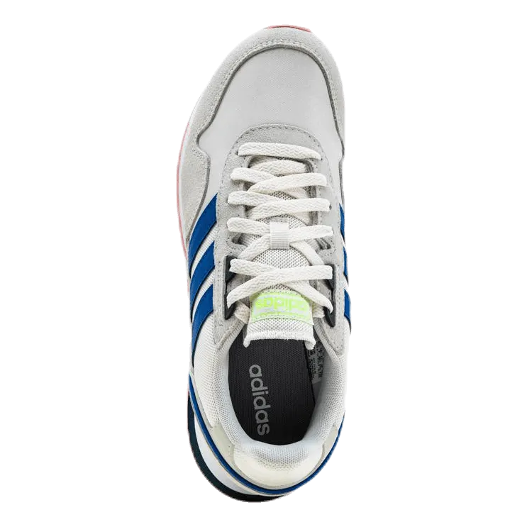Adidas 8K 2020 Shoes Chalk White / Glow Blue / Orbit Grey