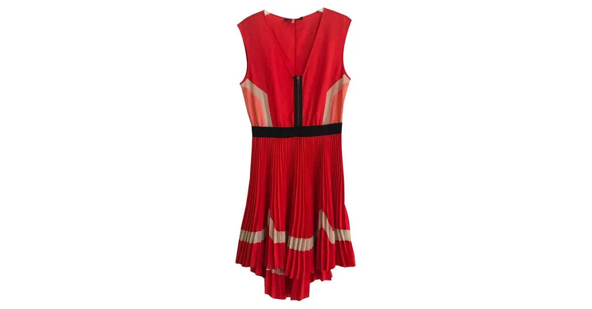 April May Vestido coral Negro 