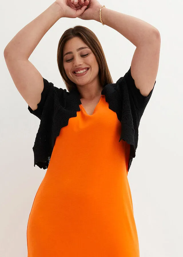 Bolero de punto Negro