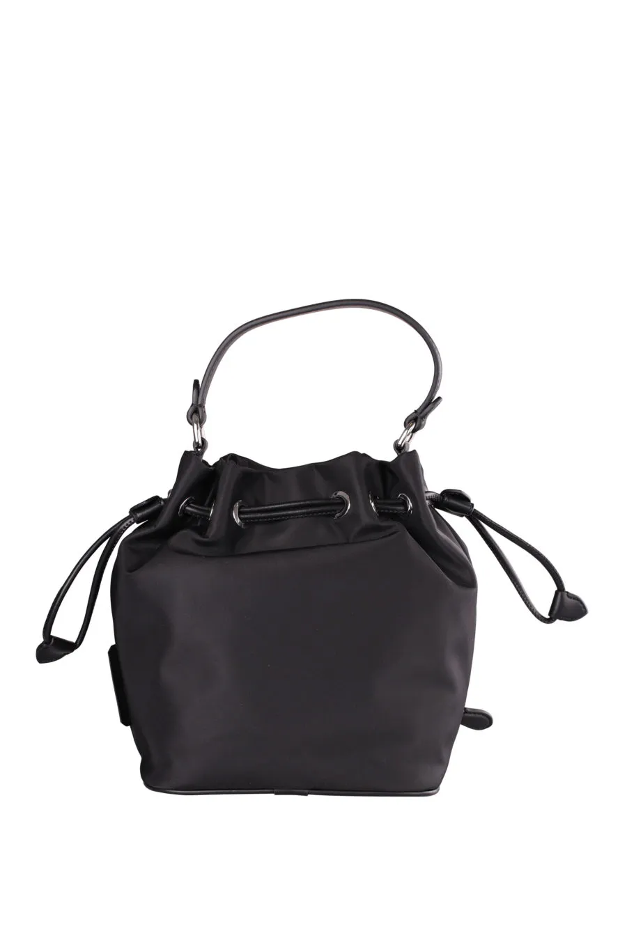 Bolso saco de nailon negro
