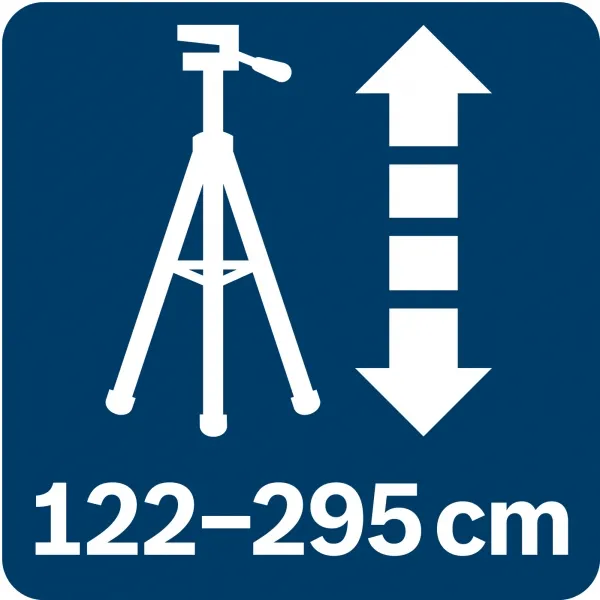 BOSCH  BT 300 HD  TRíPODE, 2950 MM, 5/8 PULGADAS