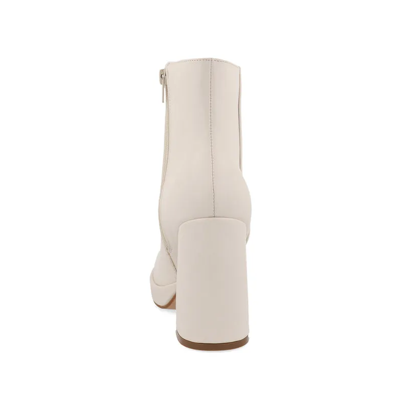 Botin Casual Xlondres color Latte para Mujer