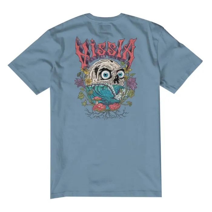 CAMISETA HOMBRE VISSLA MANGA CORTA SWELLIGANS SS PKT TEEFDN REFM4821SWE AZUL CIELO