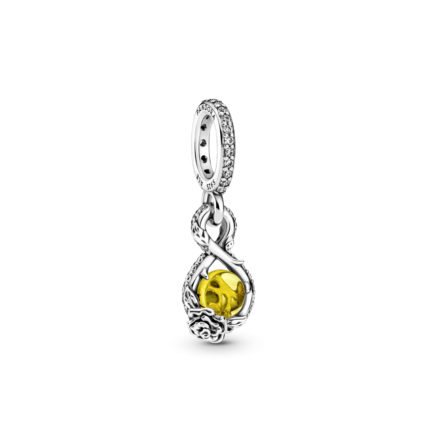 Charm Colgante plata Infinito & Rosa Bella de Disney 339525C01
