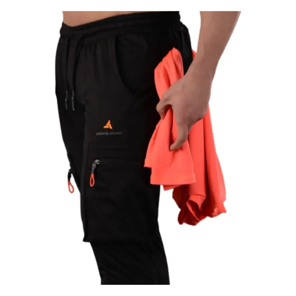 Combo! Camiseta Térmica B + Pantalón Cargo + Remera Dry Fit Negra