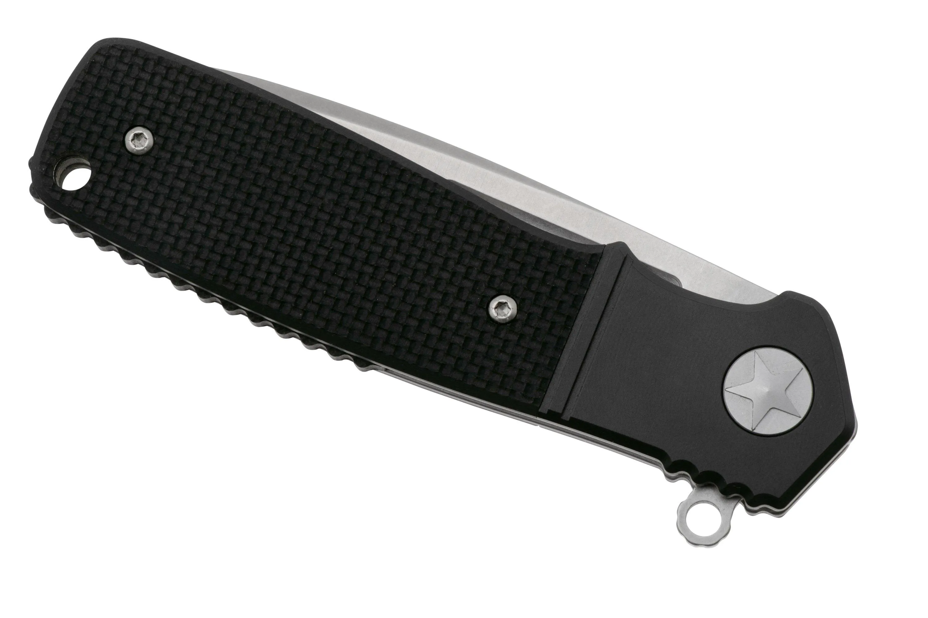 CRKT Homefront Compact K246KXP Stonewashed CPM S35VN, Black G10, navaja, Ken Onion design