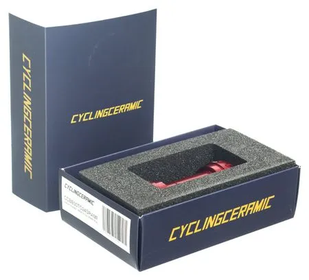 CyclingCeramic Soporte de pedalier de ciclismo BB30 a 24 Sram GXP rojo