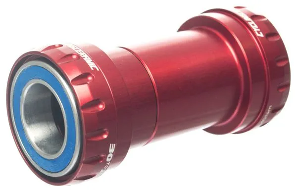 CyclingCeramic Soporte de pedalier de ciclismo BB30 a 24 Sram GXP rojo