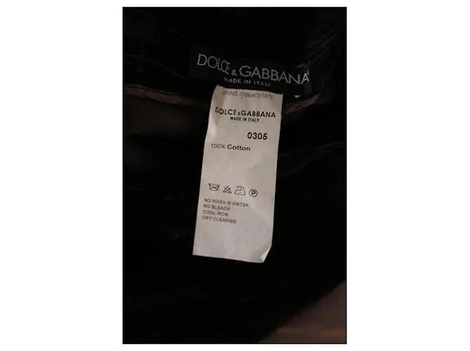 Dolce & Gabbana pantalones cortos de algodón Castaño 