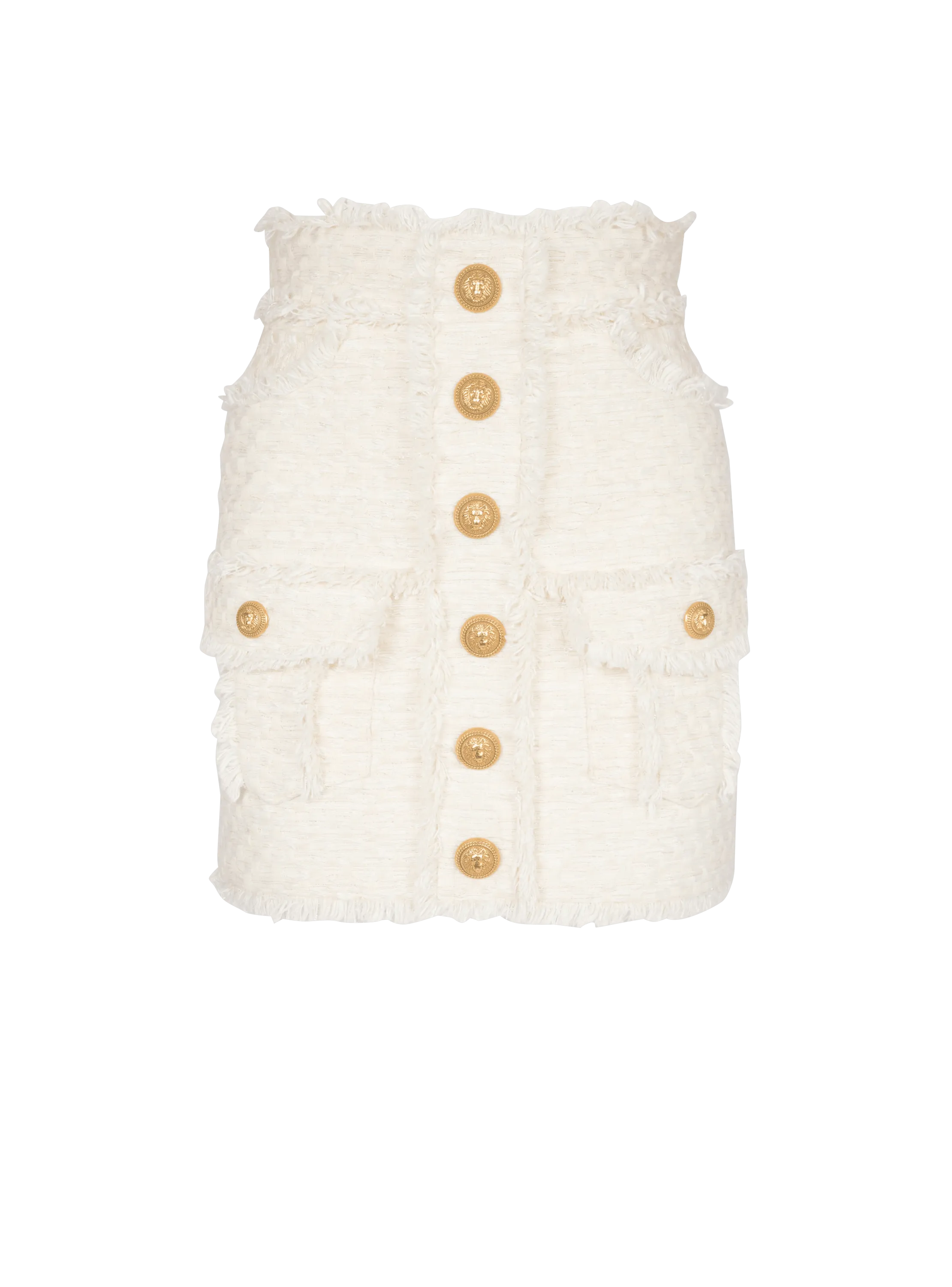 Falda lápiz de tweed