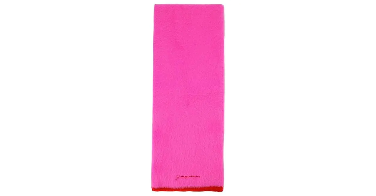 Jacquemus Bufanda Neve Rosa 