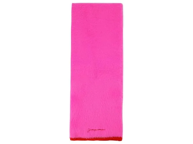 Jacquemus Bufanda Neve Rosa 