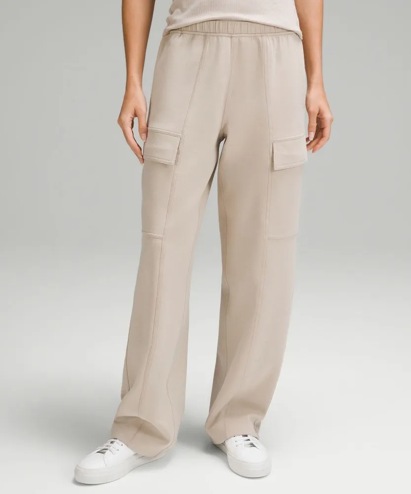 LULULEMON PANTALONES CARGO DE TALLE MEDIO Y DOBLE FONTURA DE MEZCLA DE ALGODóN  MOJAVE TAN | JD30R3KL