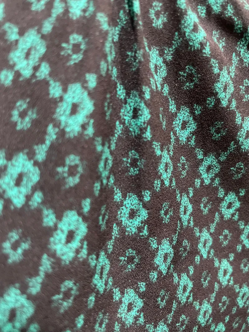 MANGO Vestido Estampado Verde