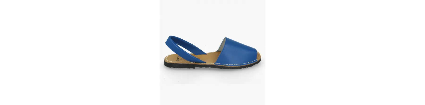MENORQUINAS MUJER PIEL MOD. AZUL