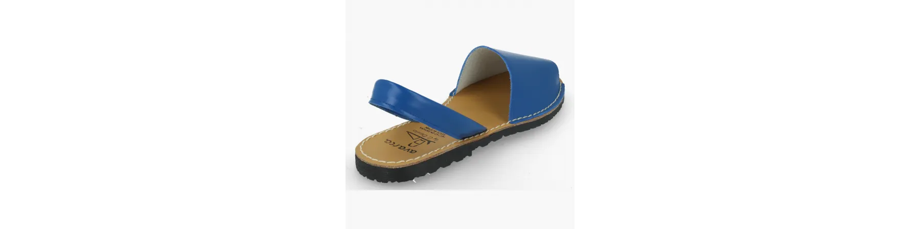 MENORQUINAS MUJER PIEL MOD. AZUL