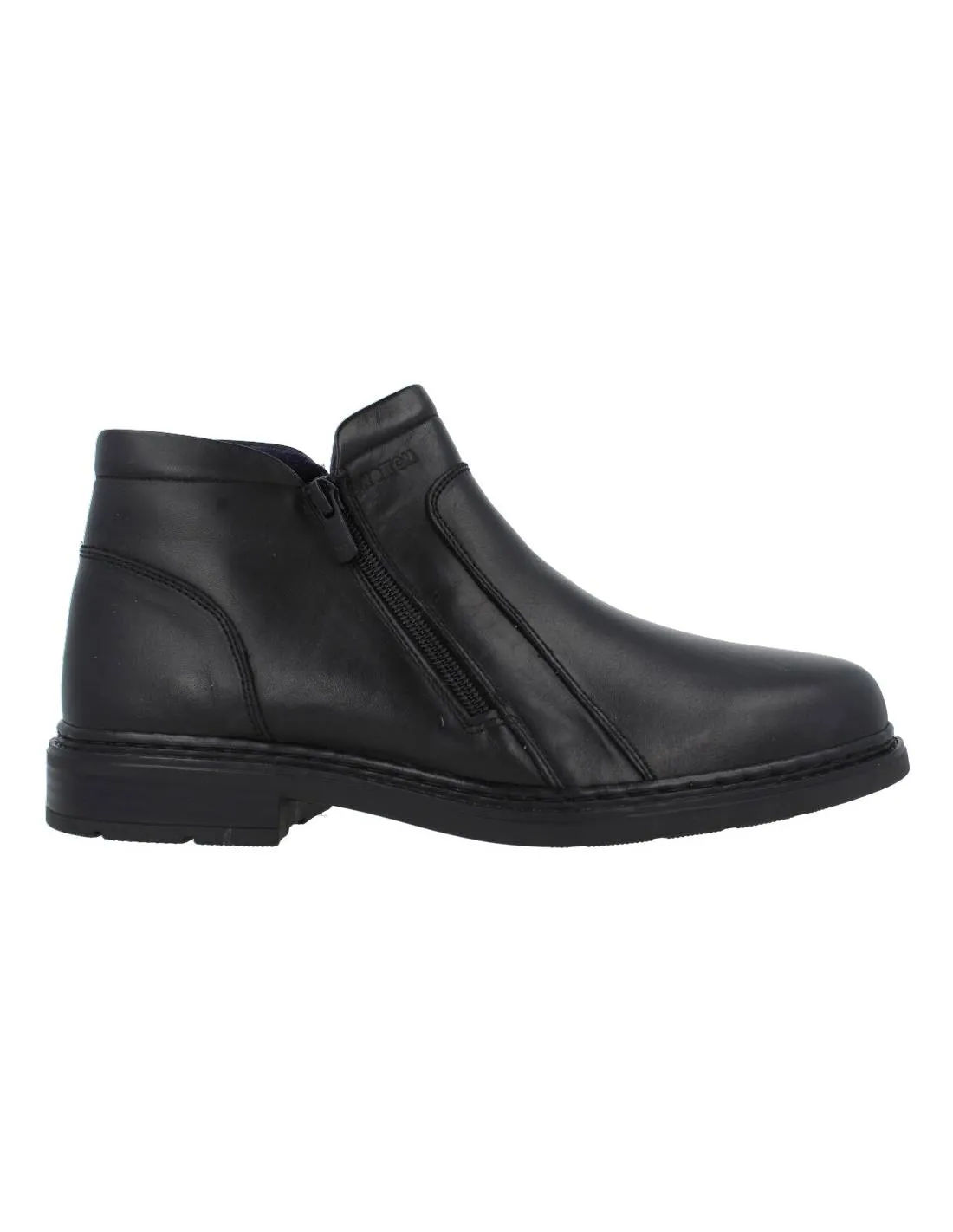 NOTTON  BOTA CREMALLERA HOMBRE PIEL NEGRO