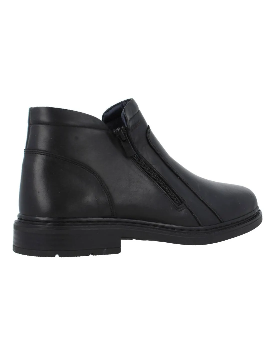 NOTTON  BOTA CREMALLERA HOMBRE PIEL NEGRO