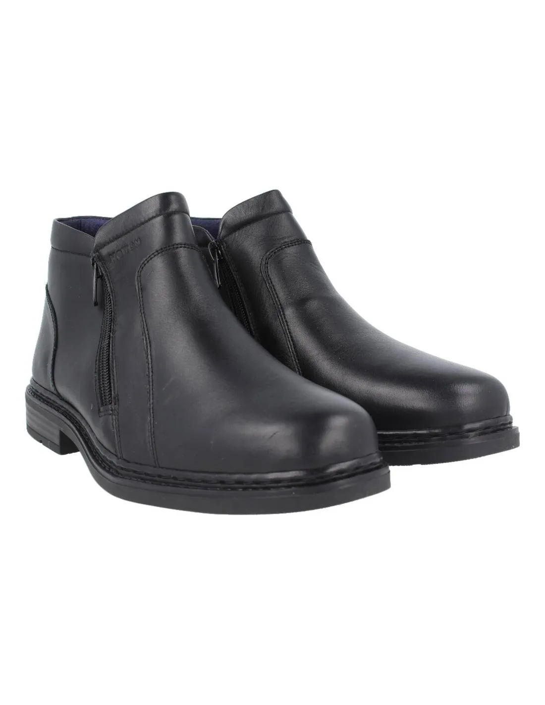 NOTTON  BOTA CREMALLERA HOMBRE PIEL NEGRO