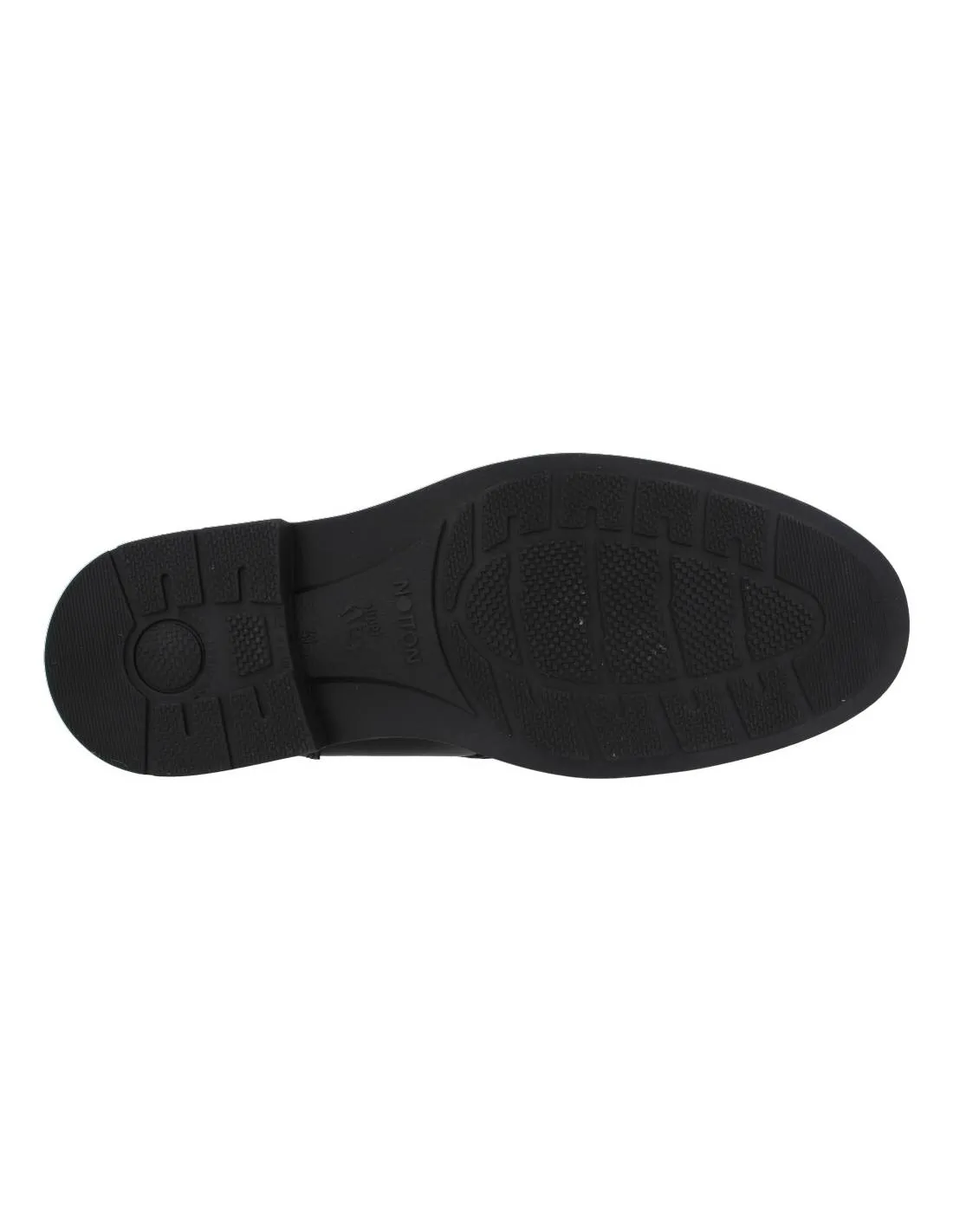 NOTTON  BOTA CREMALLERA HOMBRE PIEL NEGRO