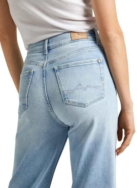 Pantalon Pepe Jeans Wide Leg Denim Claro