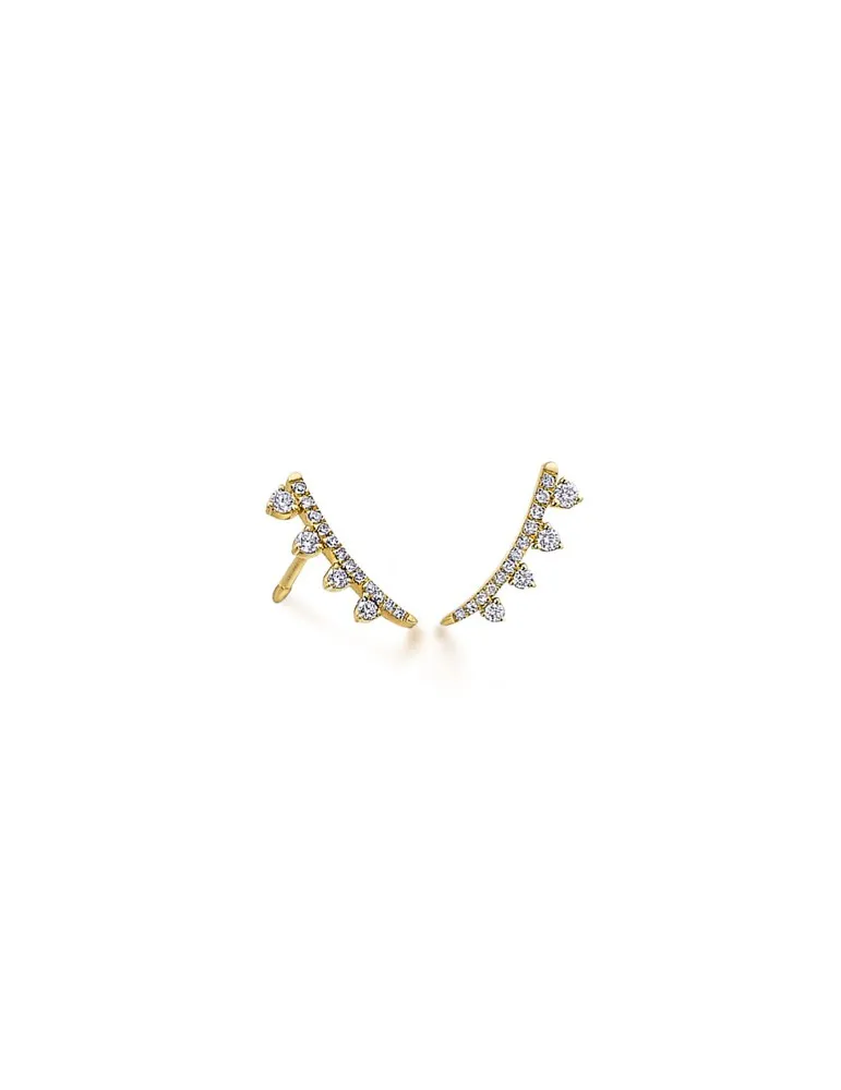 Pendientes Oro 18k diamantes Mujer Lecarre GB121OA