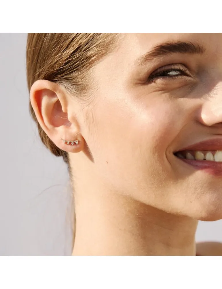 Pendientes Oro 18k diamantes Mujer Lecarre GB121OA