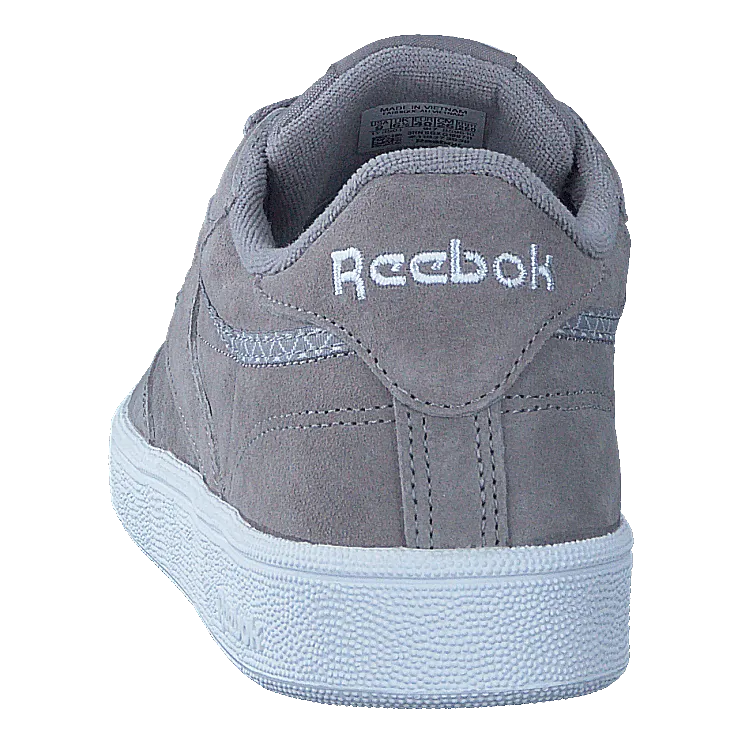 [[Reebok Zapatos [Classic]] Club C 85 Trim Nbk Powder Grey/White/Pale Pink