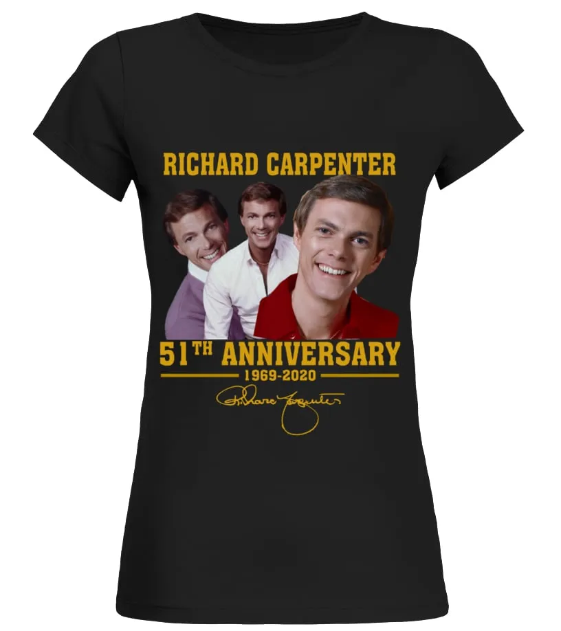 RICHARD CARPENTER 51TH ANNIVERSARY Camiseta cuello redondo Mujer