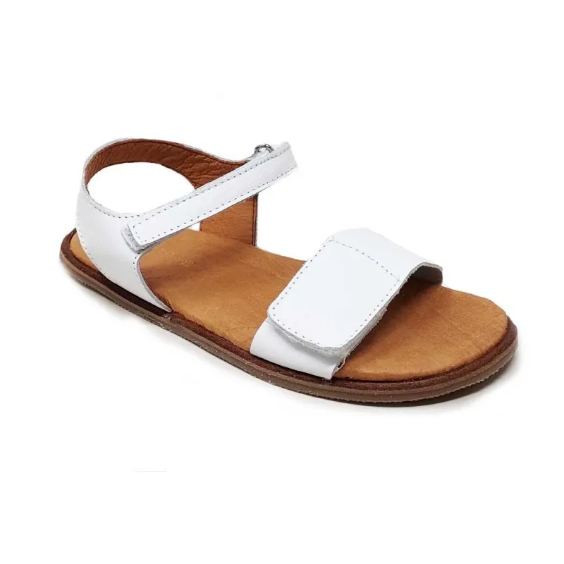 SANDALIA NIÑA CRETA BLANCO24 PIEL BLANDITOS CRIOS (T.2633)