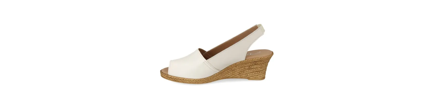 SANDALIAS CUÑA MUJER PIEL MOD. TIERRA BLANCA