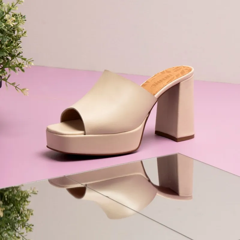 Sandalias Vestir de Mujer MTNG JACQUELINE Beige 52549