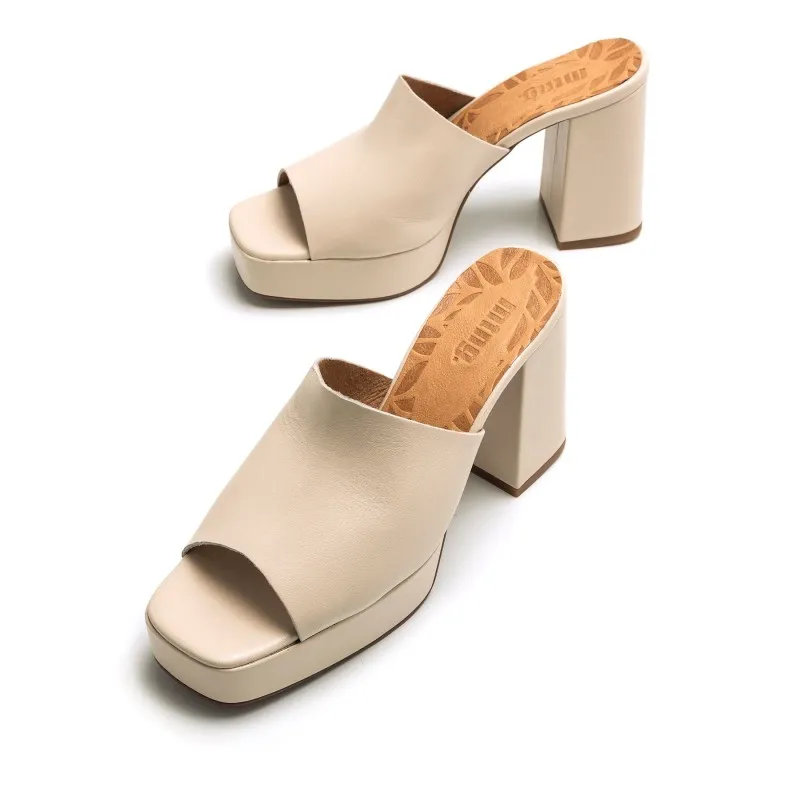 Sandalias Vestir de Mujer MTNG JACQUELINE Beige 52549