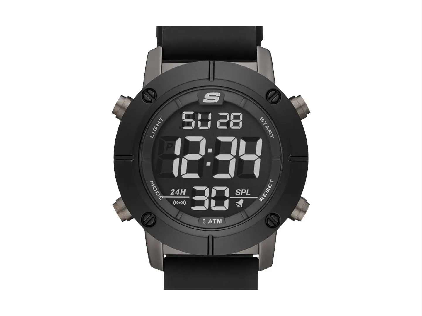 Skechers Sr9053 Negro Reloj Caballero Set 5 Pzas  Caballero