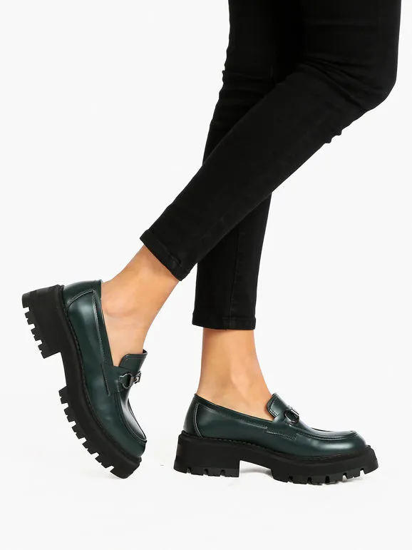 Solada Mocasín de mujer con plataforma