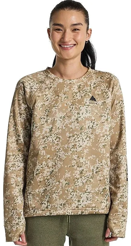 SUDADERA BURTON OAK CREW  SNOWFALL CAMO  WOMEN´S