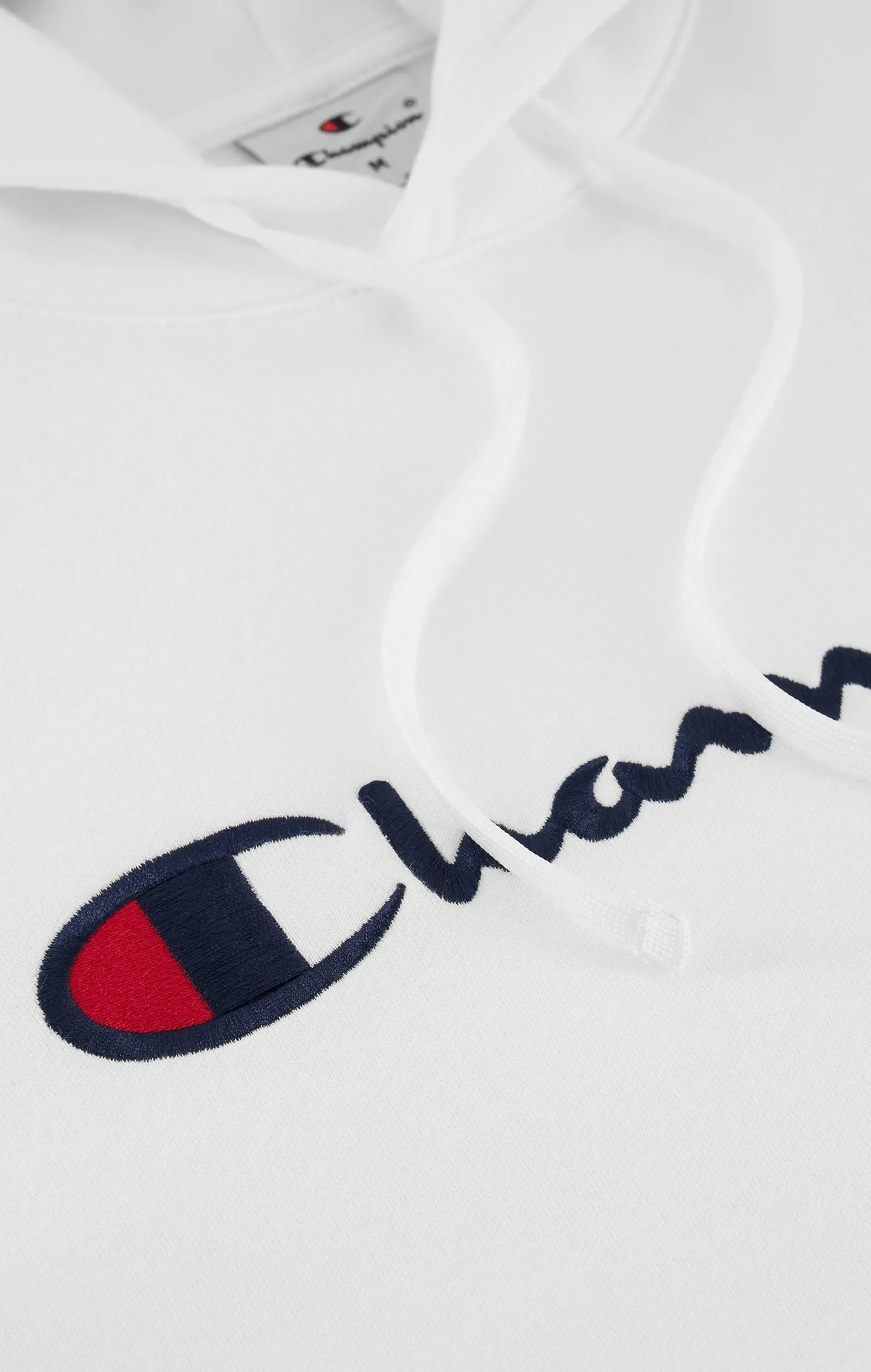 Sudadera con capucha de felpa con logotipo grande