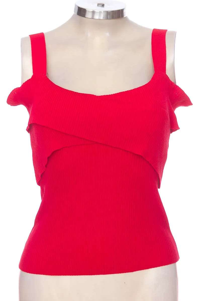 TOP / CAMISETA COLOR ROJO  EL SOL ROJO