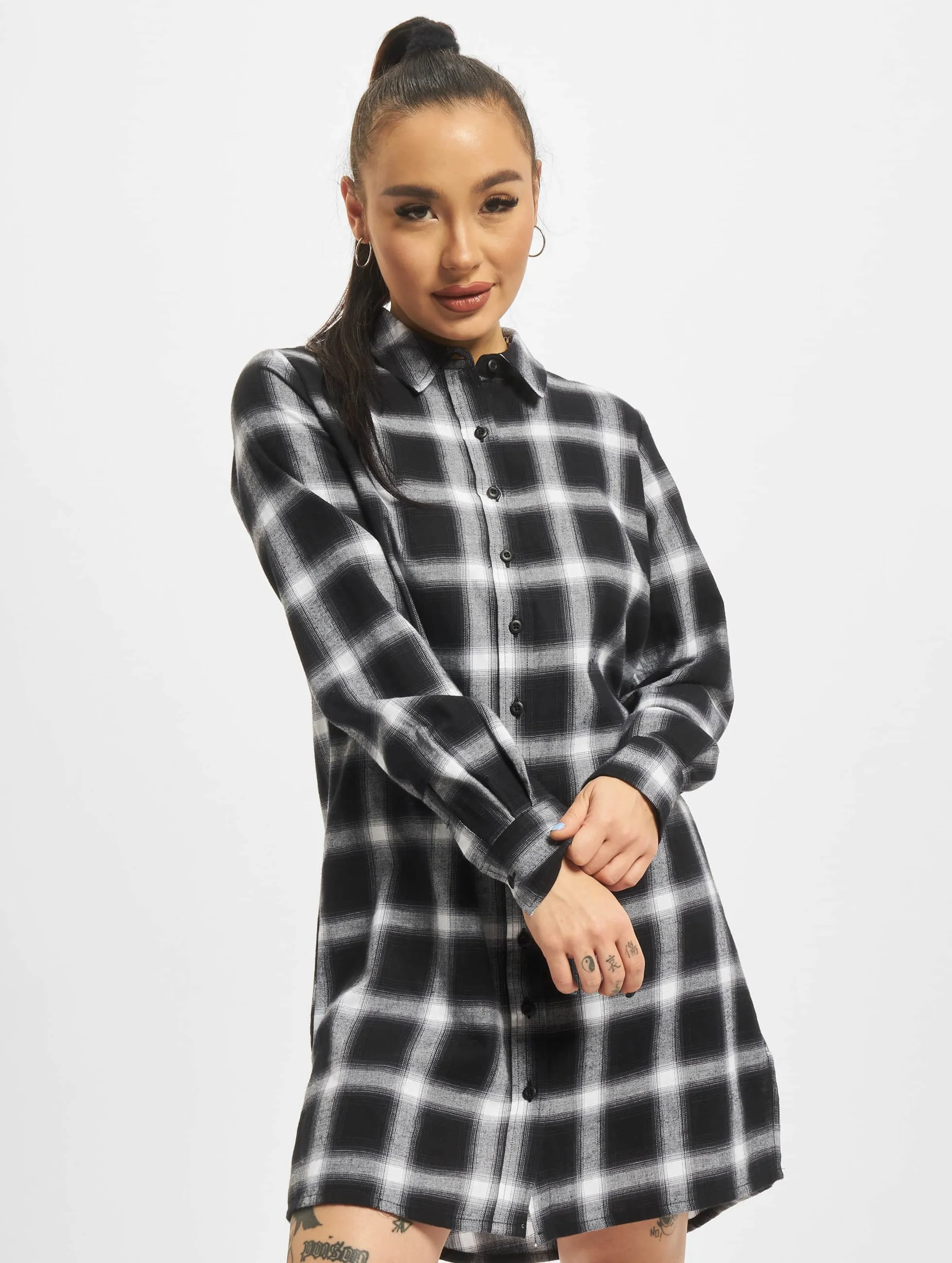 Urban Classics Ladies Cotton Check