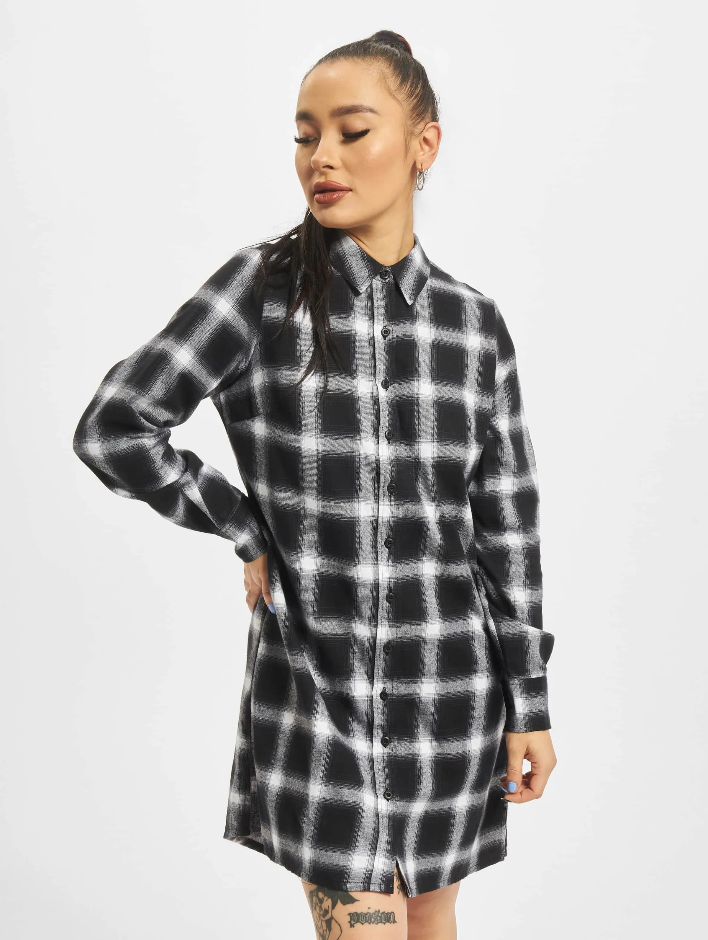 Urban Classics Ladies Cotton Check