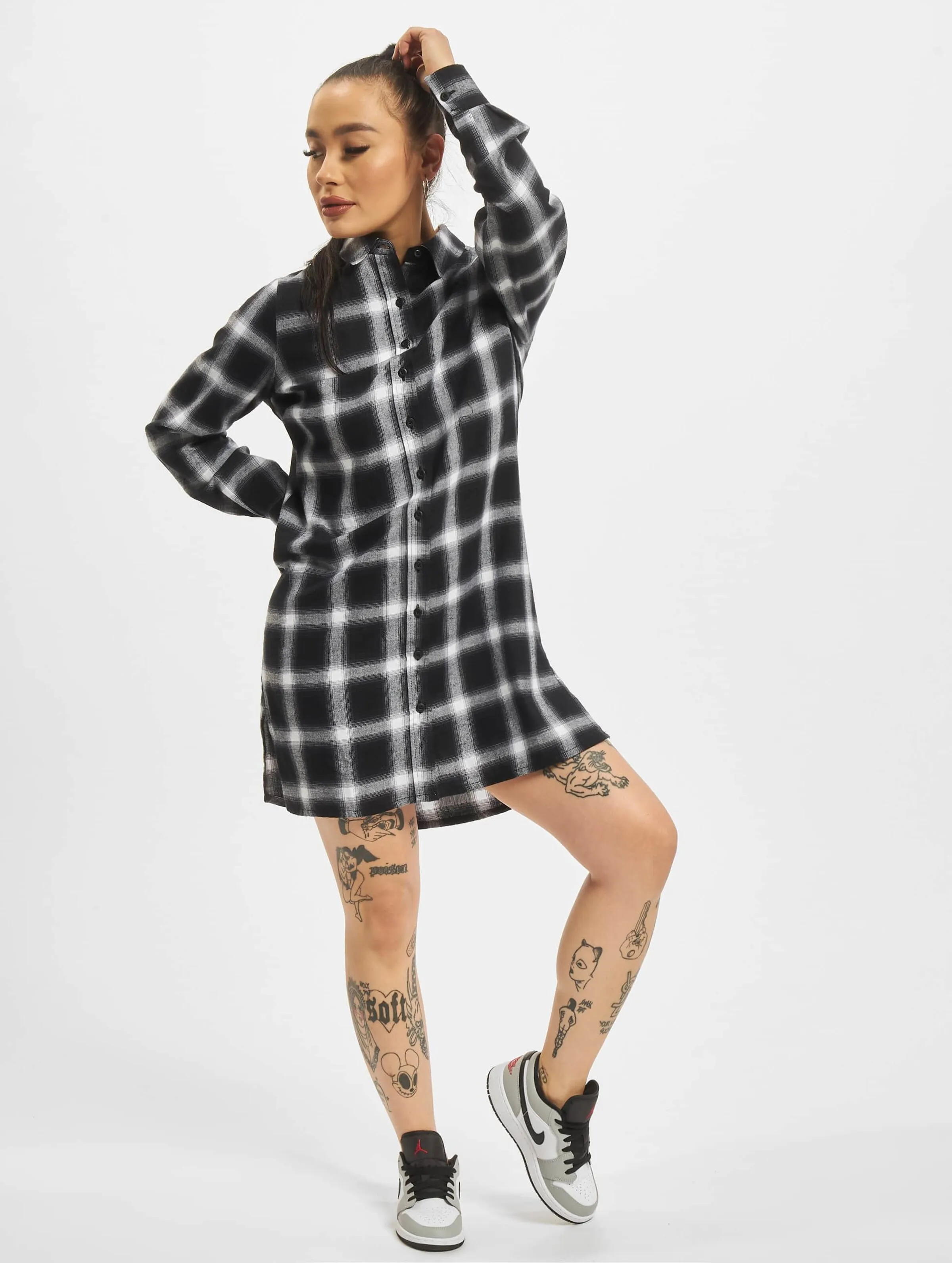 Urban Classics Ladies Cotton Check