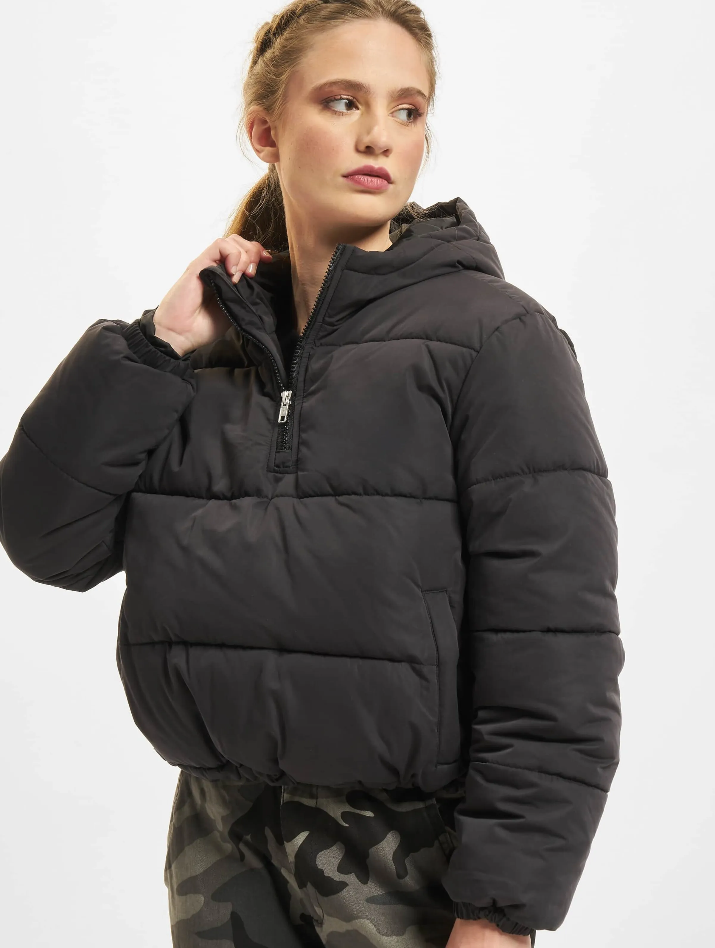 Urban Classics Ladies Puffer Pull Over
