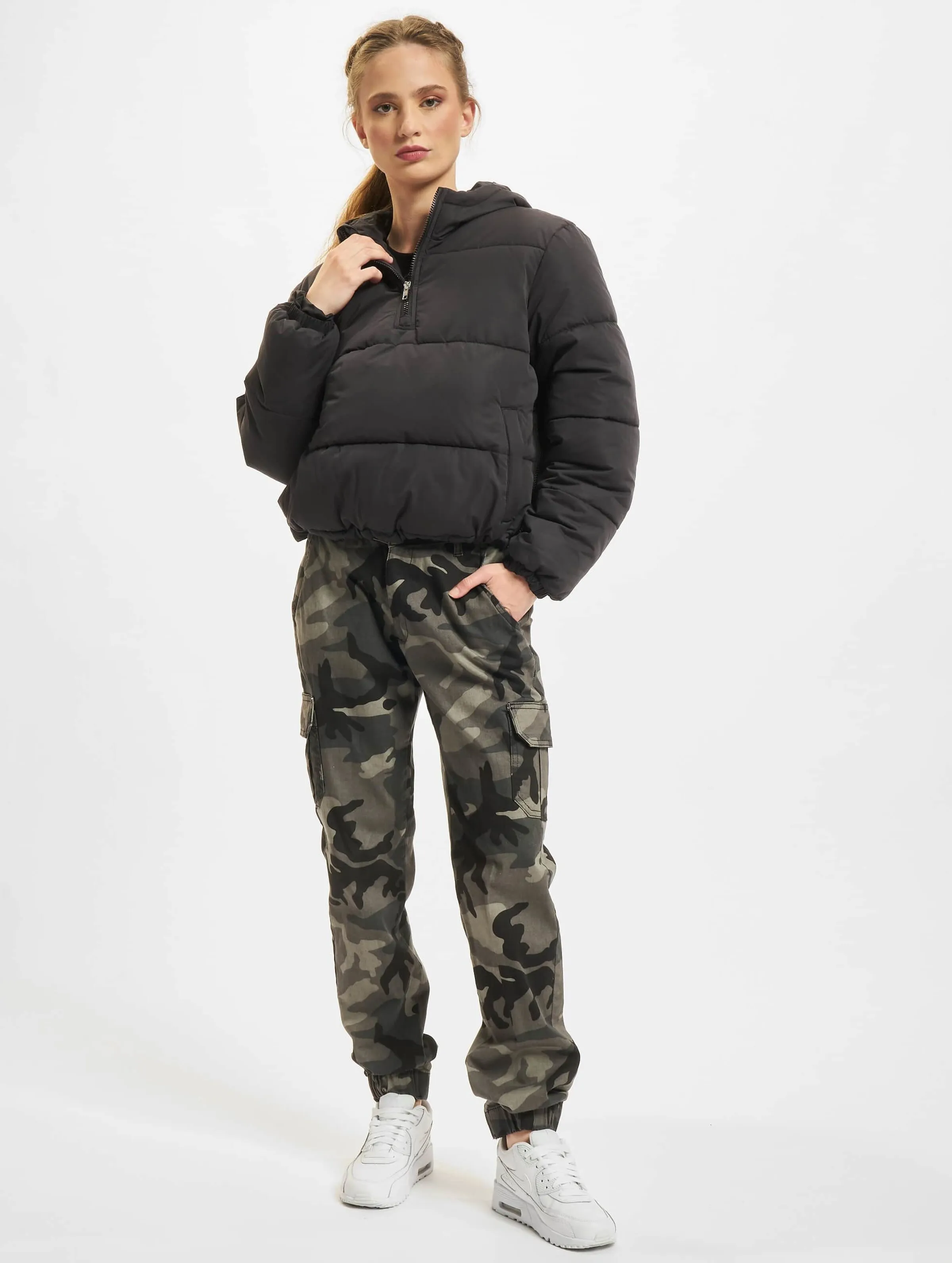 Urban Classics Ladies Puffer Pull Over