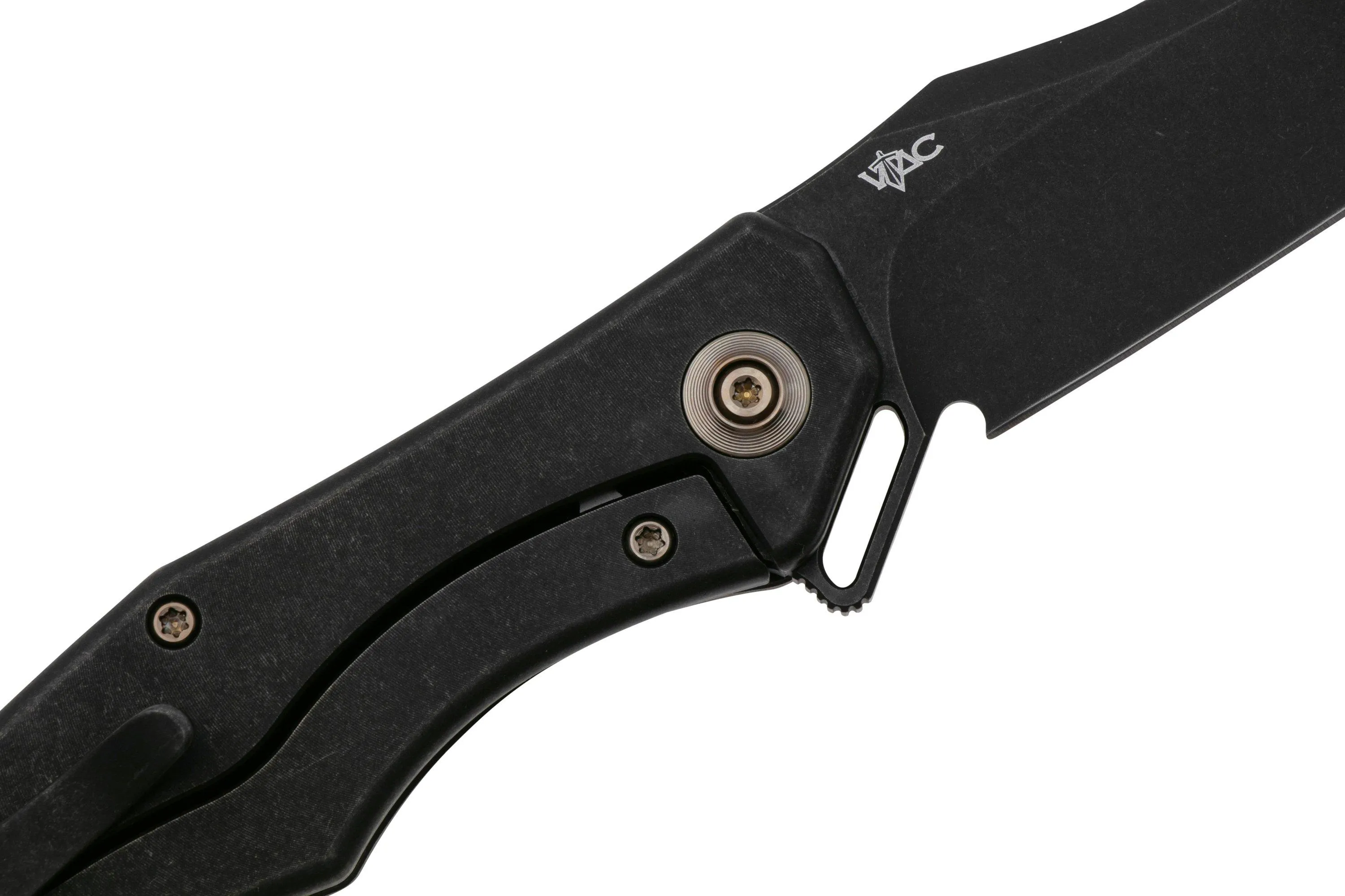 WE KNIFE REKKER WE22010G1 BLACKWASHED CPM 20CV, BLACK TITANIUM DIAMOND PATTERN NAVAJA, DISEñO KYLE LAMB