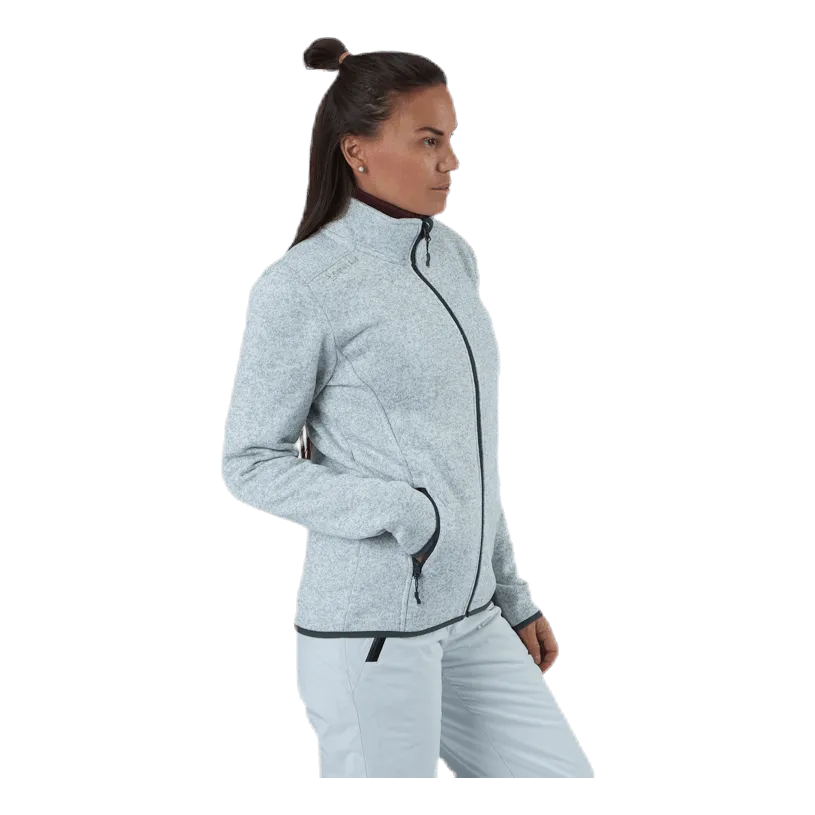 Whistler Maleo Melange Fleece Jacket Grey
