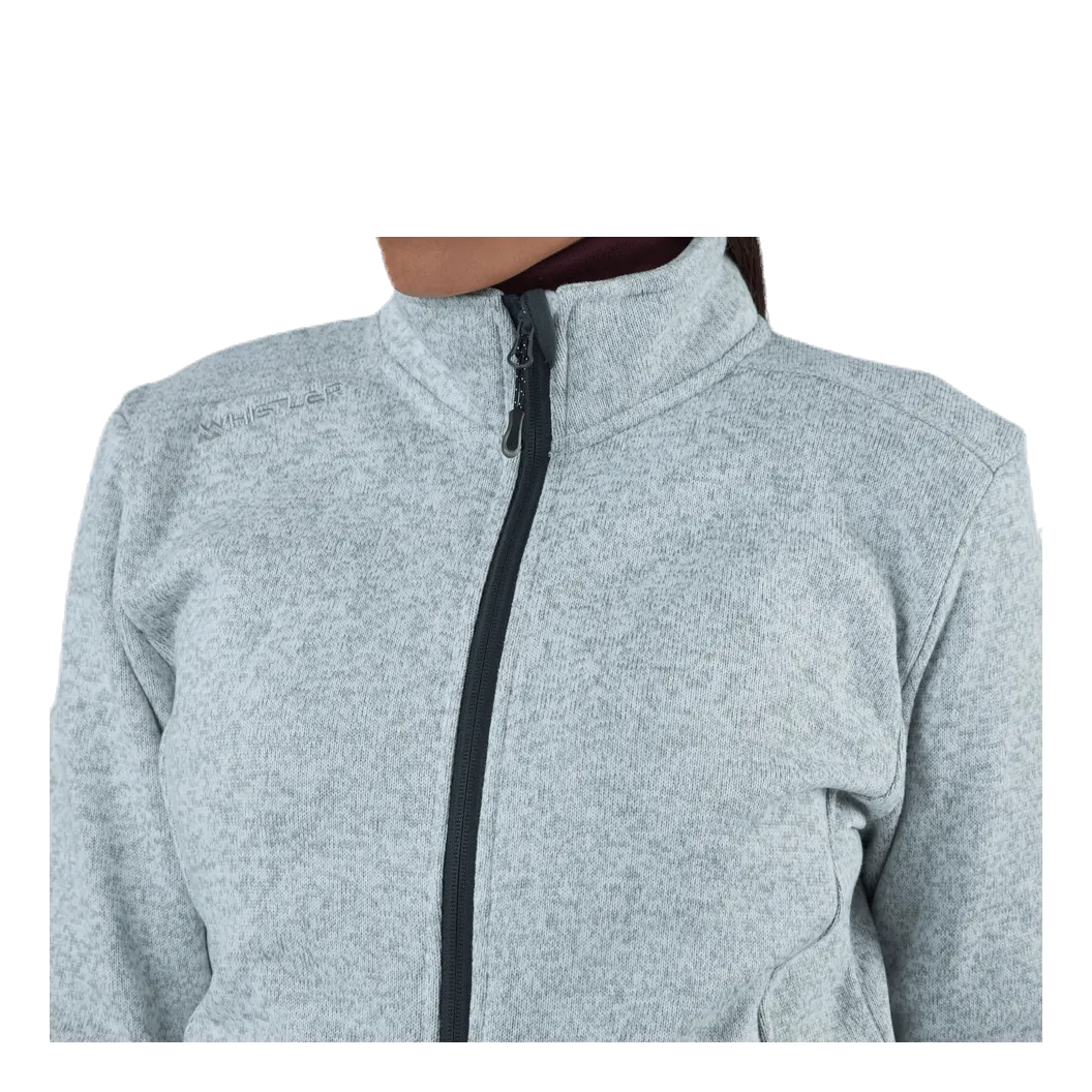 Whistler Maleo Melange Fleece Jacket Grey