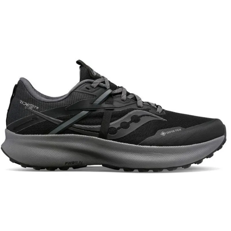Zapatillas de trail running Saucony Ride 15 Tr Gtx (negro/carbón) hombre