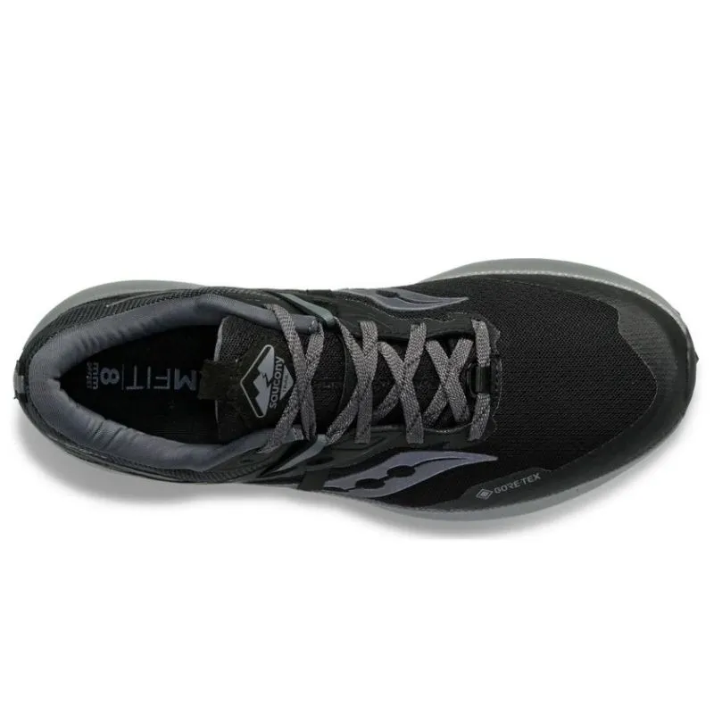 Zapatillas de trail running Saucony Ride 15 Tr Gtx (negro/carbón) hombre